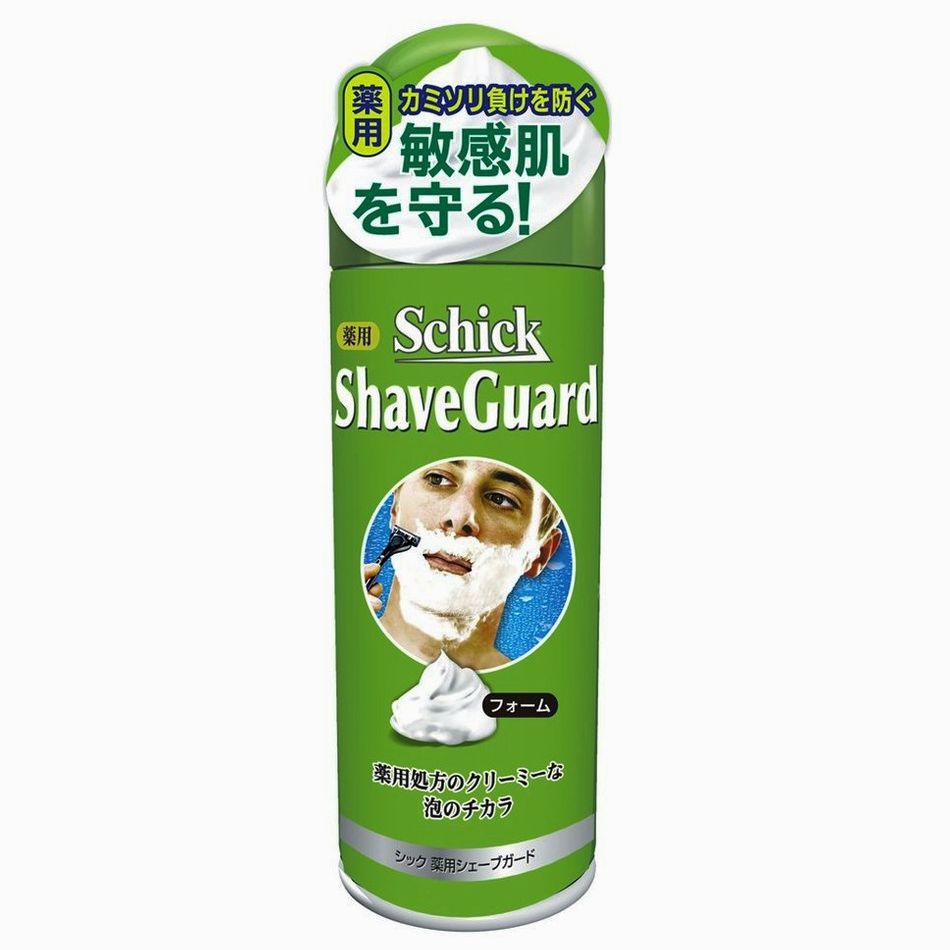 Bọt cạo râu Schick Shave Guard 200gHàng Nhật Bản Chăm Sóc Cá Nhân